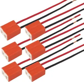 E-1143 Gebildet 6pcs H7 Female Wire Connector Pigtail For Led Headlight Socket Wiring