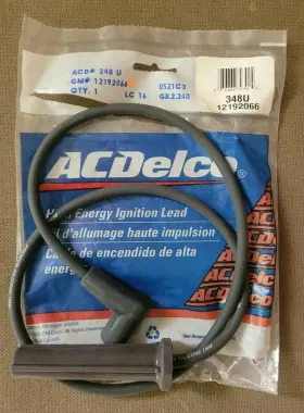 12192066 General Motors Genuine Gm Spark Plug Wire Ac Delco 348u Oem New