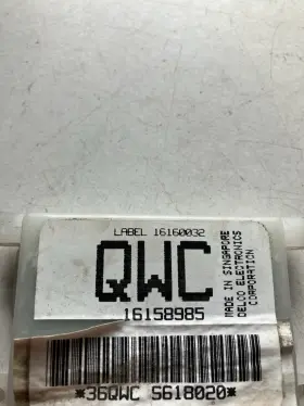 16158985 General Motors Chevy Gmc Obs Gmt400 Drac Module 3.42 Ratio 16158985 General Motors Chevy Gmc Obs Gmt400 Drac Module 3.42 Ratio