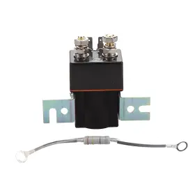 435-459 Gladiator Relay With Resistor Fits Club Car Golf Cart 48 Volt Insulated Flat Base