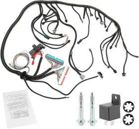 Gw-qxs03 Gledewen Standalone Wiring Harness 4l60e Dbc Red/blue Pcm Compatible With