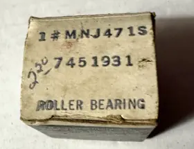 Mnj471s Gm Delco Nos Roller Bearing