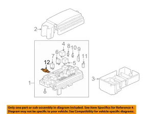 15324251 Gm Oem 09-11 Canyon Electrical Components-maxi Fuse