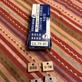 Ex-79-80 Gold Band Nos Ignition Parts Brush Set New Old Stock Unknown Make Model