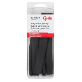 83-6533 Grote Shrink Tube 2 1 Single Wall Assortment 6 Lengths Pk 7 Inch