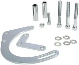 Gsk-2287062 Gskmotor Polished Chrome Low Mount Alternator Bracket For Sbc Sb Chevy Swp 283 305