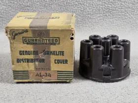Al-34 Guaranteed Parts Co. Inc. Bakelite Distributor Cover New Old Stock