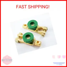 Hawk 795735115046 2 Auto Battery Link Terminal Quick Cutoff Disconnect Master Kill Switch Brass