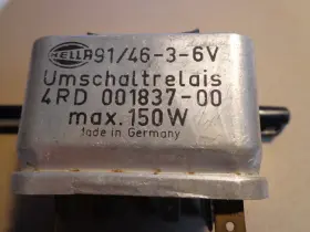 001837-00 Hella 91/46-3-6v Relay 150w 4rd