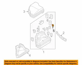 38221-sna-a81 Honda Fuse Blade 30a Qty 4