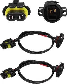 9006 Huiqiaods 600736953115 Wrangler Jk Fog Light Wiring Harness Kit 5202 H16 To 9005