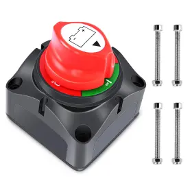 Wtsw275ab Humsienk 12-48v Battery Power Cut Master Switch Disconnect Isolator For Car Rv On/off