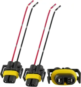 Ibrightstar-h11-socket-female Ibrightstar H11 H9 H8 880 881 Female Nylon Adapter Wiring Harness H11/h8