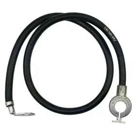 Inl11735 Inline Tube Battery Cable Negative Top Post Spring Ring 1968-72 Pontiac Gto Lemans Tempest