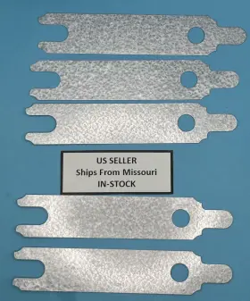 500-12002 J&n Pack Of 5 Straight Starter Shim For Delco Gm 0.016 Inch De Shims