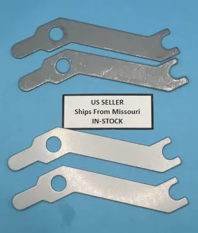 500-12028 J&n Pack Of 4 Offset Starter Shim For Delco Gm 2 5/128 Inch And 5/64