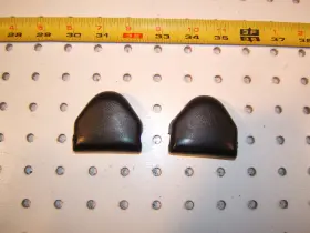 63686 Jaguar Xjs 1980s Seat Belts Shoulder Nut B Pillars Black 1 Set Of 2 Covers