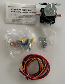 10301 Jegs Remote Solenoid Kit Car Hot Rod Rat Custom Automobile New In Box