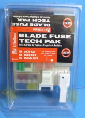 094475 Littelfuse Auto Blade Fuse Tech Pack Ass. Kit Ato Mini Maxi Tester Puller