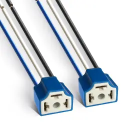 Lynwh49003s Lyn666 H4 Pigtail Headlight Socket Connector Wiring Harness Female Plug 2 Pack