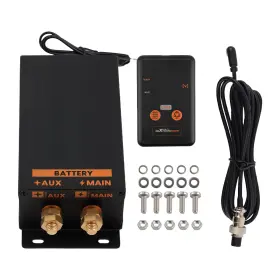 H0gcx3 Maxpeedingrods Professional Dual Battery Isolator Kit 300a Controller For All Car Types 12v/24v