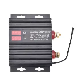 Mayspare 750139844203 150 Amp Dual Battery Smart Isolator Universal 12v/24v Voltage Sensitive Relay
