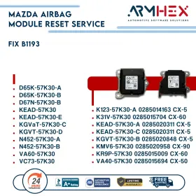 Kr9p-57k30 Mazda 2024 2025 Cx 60 Kr9p 57k30 Srs Module Reset Service Crash Clear