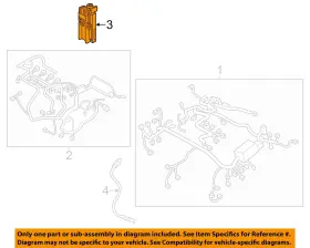 C23567s99 Mazda Oem 12-15 5 Electrical Wiring Harness-fuse