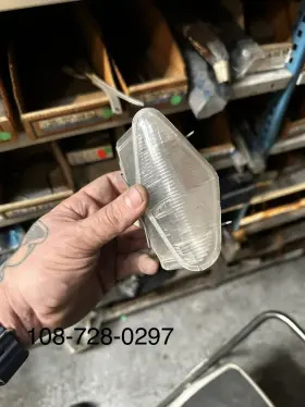 108-728-0297 Mercedes-benz 1087280297 Oem W108 Side Marker Light Lens Assembly 280se Nos
