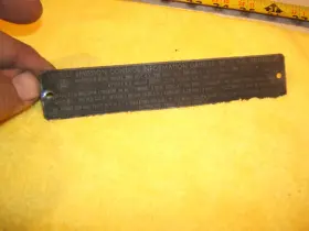 1178640421 Mercedes Benz 73 W109 W108 280 300 4.5 Under Hood Metal California Emission 1 Plaque