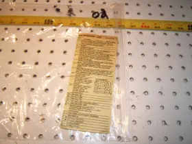 Mercedes-benz 124 545 02 00 W124 Under Hood Fuse Usa Version Designation Oe 1 Sheet Only 1245450200