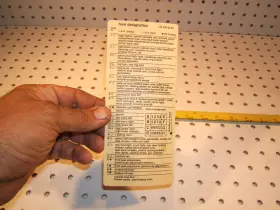 1245452200 Mercedes-benz 124 545 22 00 W124 1993 300e 2.8l Usa Version Fuse Designation Oem 1 Sheet