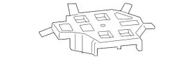 205-546-31-00 Mercedes-benz Genuine Relay Plate