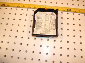 2085452000 Mercedes-benz 208 545 20 00 W208 Clk430 2002 Rear Fuse Box 1 Cover / Designation Sheet