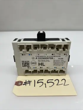 A2229009709 Mercedes-benz 2015 S550 W222 Oem Lh Left Rear Door Control Module