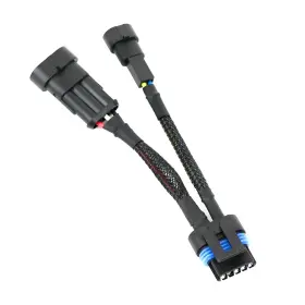 62600 Michigan Motorsports Ls1 3-wire To Ls2/ls6/lq4 5-wire Maf Adapter With Iat