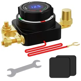 Mic-08-09105 Mictuning Battery Disconnect And Top Post Kill Switch 5-80v Heavy Duty Shut Off For Car Rv