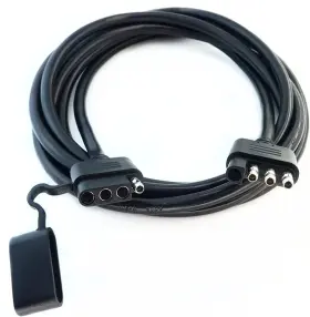 Mitob-4p-extension Mitob 4 Way Trailer Extension Cable Pin Male To Female Wiring Harness 10ft
