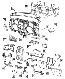 04602665af Mopar Genuine Pod Switch 4602665af