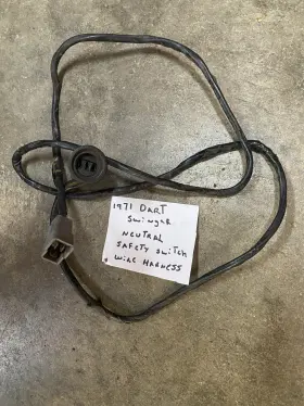 12-d-70 Mopar 1970 Dart Swinger Neutral Safety Switch Wire Harness Free Ship