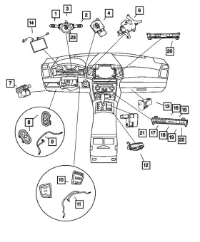 56010667ad Mopar Genuine 4 Gang Switch