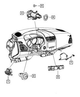 68044101ac Mopar Genuine Pod Switch