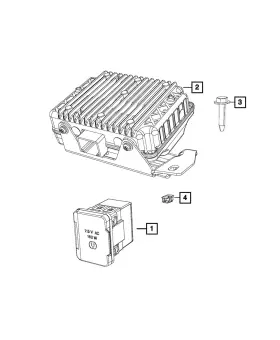 68210311ab Mopar Genuine Inverter Power Outlet