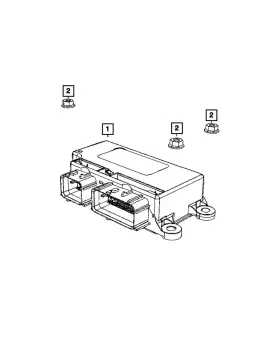 68663417ad Mopar Genuine Occupant Restraint Module
