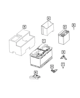 68675548aa Mopar Genuine Battery Sensor