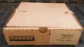 74010 Moroso Battery Cable Top Post Kit Qty Of 1 8 Foot Long 2 Gauge Copp