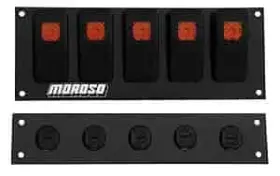 74183 Moroso Rocker Switch Panel And Breaker