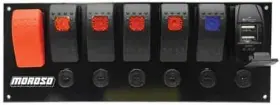 74194 Moroso Rocker Led Switch Panel Circuit Breakers And Usb Ports