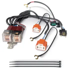 Moshs003 Mosleyz H4 Relay Harness Wiring Ceramic Socket Plugs H6054 7x6 6054 Light