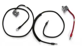 143007018 Mr. Mustang 1970-71 New V8 Show Quality Battery Cable Set